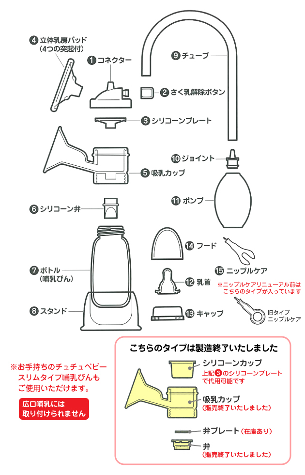 ピジョン Pigeon 搾乳器 搾乳機 パーツ ソフトカップ シリコン 部品