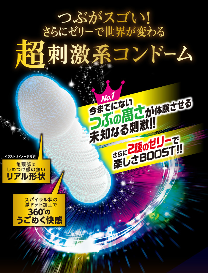 コンドーム 激ドット ホットプレイタイプ 8個入 セクシャル