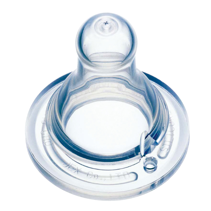 哺乳瓶 スリムタイプ 耐熱ガラス製 240mL＋キャップ&フード ブルー スリムタイプ　1個付き
